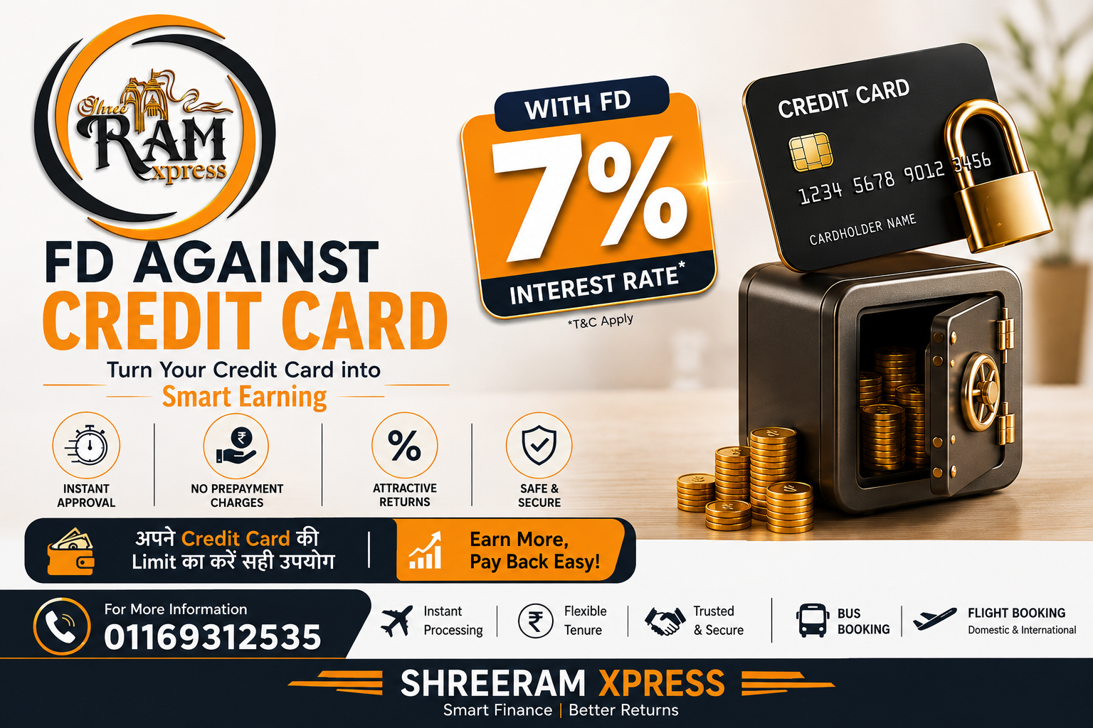 Fixed Deposite With Sbm Bank Earn 7% Interest